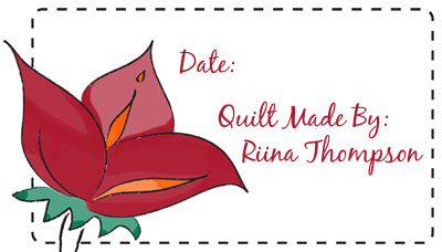 custom quilt label example 1